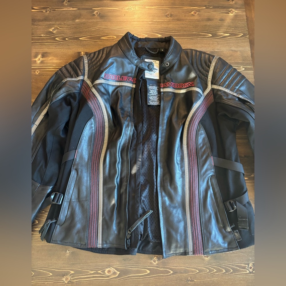 Harley-Davidson Black Leather Riding Jacket